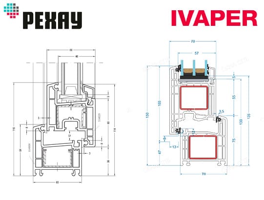 ПВХ окна рехау и ивапер